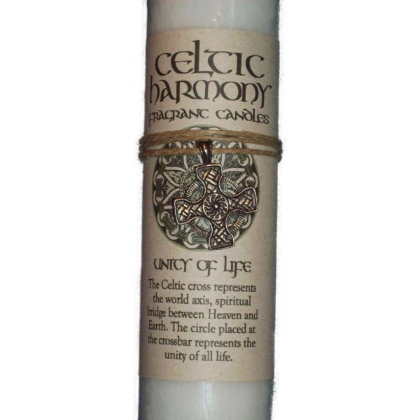 Celtic Harmony Unity of Life Candle with Pendant