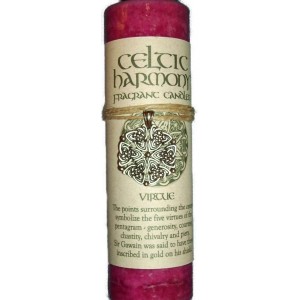 Celtic Harmony Virtue Candle with Pendant