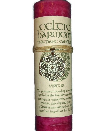 Celtic Harmony Virtue Candle with Pendant
