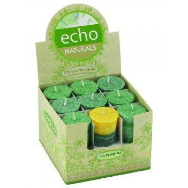 Echo Natural Unscented Votive Candles