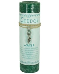 Goddess Water Spell Candle with Amulet Pendant