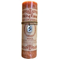 Sigel Self Confidence Viking Rune Amulet Candle