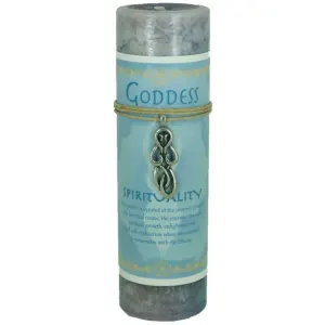 Goddess Spirit Spell Candle with Amulet Pendant