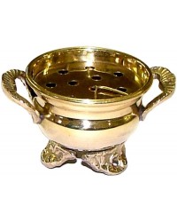 Brass Cauldron Incense Burner