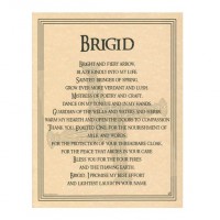 Brigid Goddess Parchment Poster