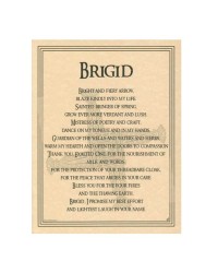 Brigid Goddess Parchment Poster