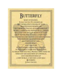 Butterfly Animal Spirit Parchment Poster