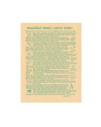 Magical Trees In Celtic Lore Parchment Poster