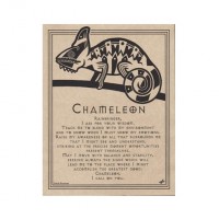 Chameleon Parchment Poster