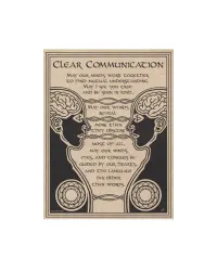 Clear Communication Prayer Parchment Poster