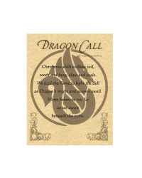 Dragon Call Ouroboros Prayer Parchment Poster