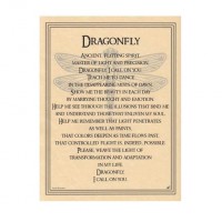 Dragonfly Prayer for Transformation Parchment Poster