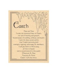 Element of Earth Parchment Poster