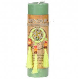 Friendship Dreamcatcher Pillar Candle