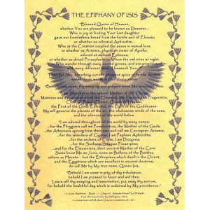 Goddess Isis Parchment Poster