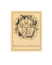 Goetic Circle of Evocation Parchment Poster