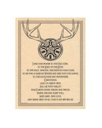 Horned Lord Parchment Poster