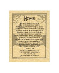 Home Blessing Parchment Poster