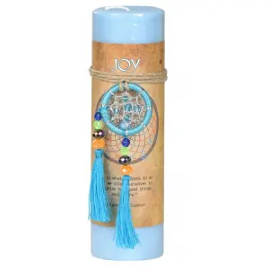 Joy Dreamcatcher Pillar Candle