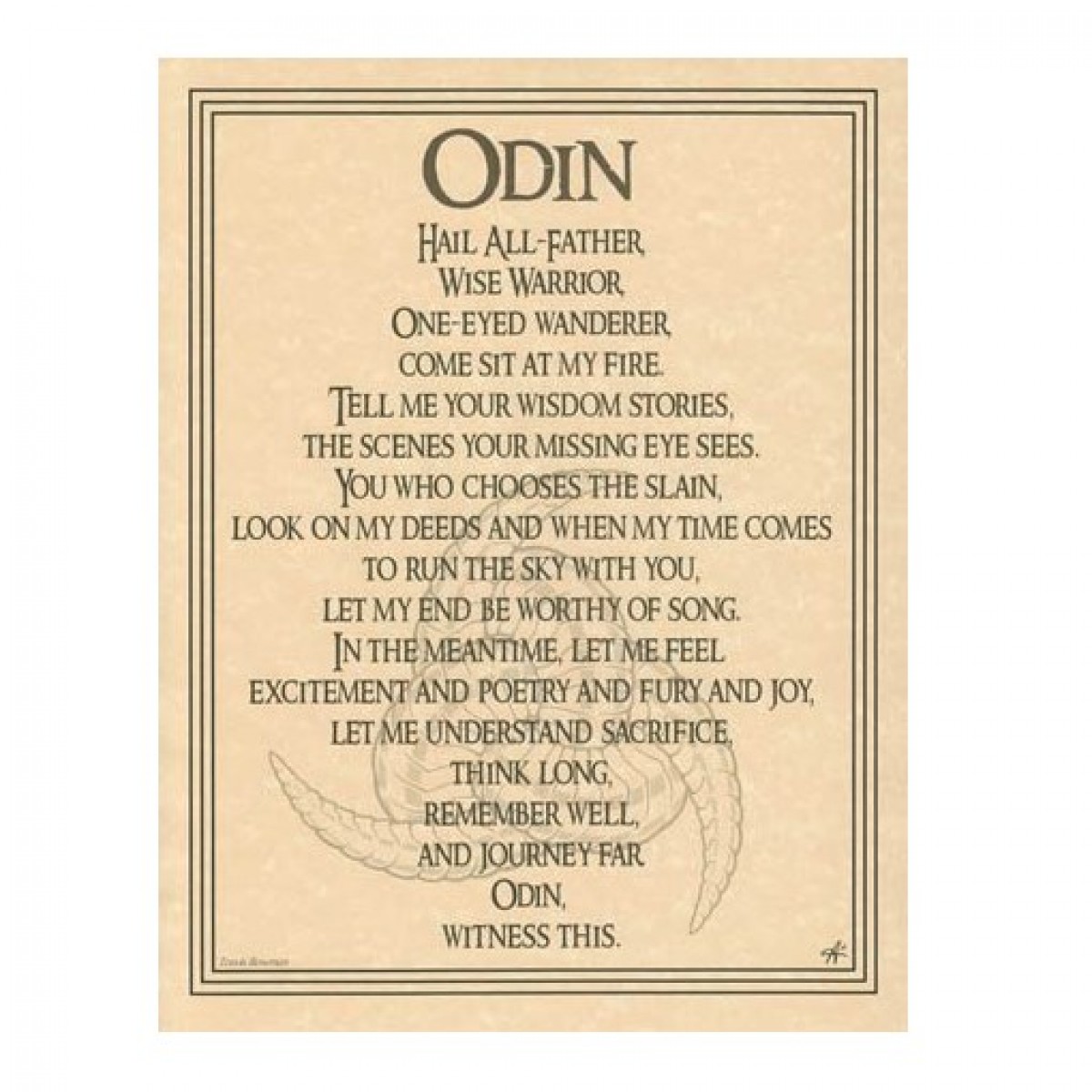 Odin – the one-eyed All-Father