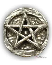 Pentagram Pewter Pocket Charm