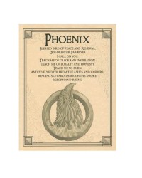 Phoenix Parchment Poster