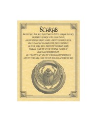 Scarab Egyptian Prayer Parchment Poster