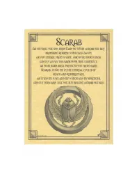 Scarab Egyptian Prayer Parchment Poster
