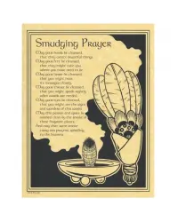 Smudging Prayer Space Cleansing Parchment Poster