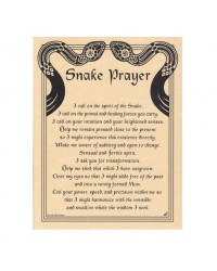 Snake Prayer Parchment Poster