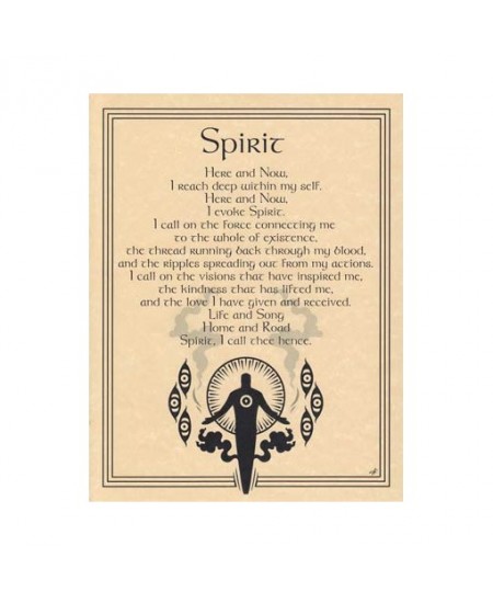 Element of Spirit Parchment Poster