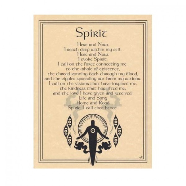Element of Spirit Parchment Poster