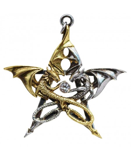 Draca Stella Dragon Pentacle Necklace