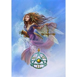 Elemental Air Talisman and Greeting Card