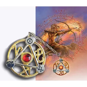 Elemental Fire Talisman and Greeting Card