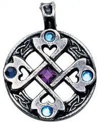 Celtic Cross Heart Pendant