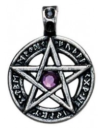Runic Pewter Pentagram for Achievement