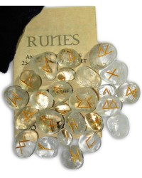 Crystal Quartz Gemstone Runes