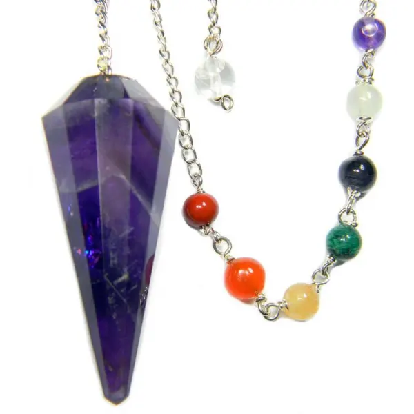 Amethyst Chakra Scrying Pendulum