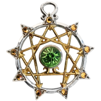 Enneagram Kaballah Amulet Necklace