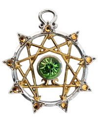 Enneagram Kaballah Amulet Necklace