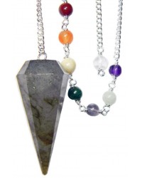 Labradorite and Chakra Scrying Pendulum