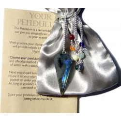 Labradorite and Chakra Scrying Pendulum