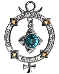 Ring of Mercury Amulet Kaballah Necklace