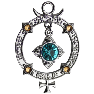 Ring of Mercury Amulet Kaballah Necklace