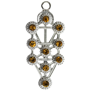 Tree of Life Enlightenment Kaballah Amulet Necklace