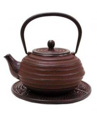 Lantern Design Cast Iron Tea Pot