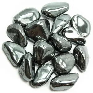 Hematite Tumbled Stones - 1 Pound Pack
