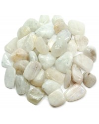 Rainbow Moonstone Tumbled Stones - 1 Pound Pack